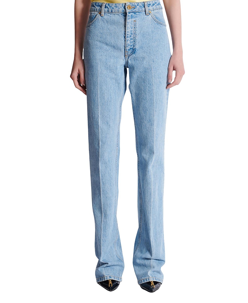 Balmain Balmain Denim High-Waisted Jeans in Blue