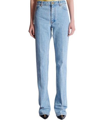 Balmain Balmain Denim High-Waisted Jeans in Blue