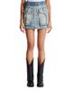 Balmain Balmain Denim Skirt with Pockets - 1