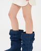 Balmain Balmain Denim Wedge Ankle Boots Bleu Jean - 3