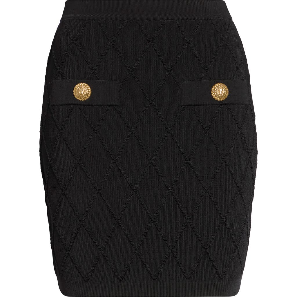 Balmain Balmain Diamond Milano Stitch Sweater Skirt