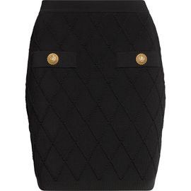 Balmain Balmain Diamond Milano Stitch Sweater Skirt