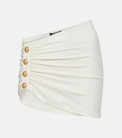 Balmain Balmain Draped asymmetric beach cover-up