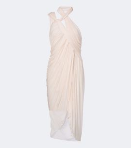 Balmain Balmain Draped asymmetric midi dress