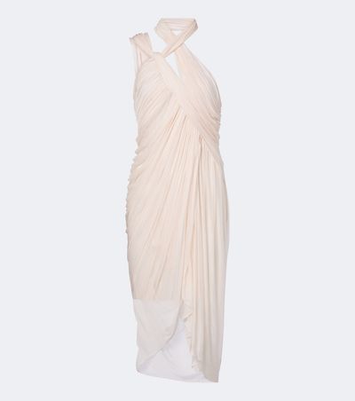 Balmain Balmain Draped asymmetric midi dress