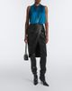 Balmain Balmain Draped leather midi skirt - 2