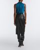 Balmain Balmain Draped leather midi skirt - 6