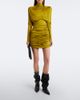 Balmain Balmain Draped open-back jersey minidress - 2