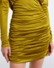 Balmain Balmain Draped open-back jersey minidress - 4