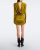 Balmain Balmain Draped open-back jersey minidress - 6