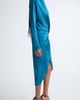 Balmain Balmain Draped Viscose Jersey Midi Dress - 3