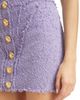 Balmain Balmain Embellished Button Tweed Miniskirt - 4