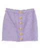 Balmain Balmain Embellished Button Tweed Miniskirt - 5