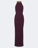 Balmain Balmain Embellished knitted halterneck gown - 1