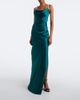 Balmain Balmain Embellished ruched silk satin gown - 2