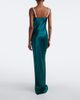 Balmain Balmain Embellished ruched silk satin gown - 6