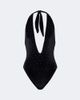 Balmain Balmain Embellished velvet swimsuit - 1