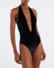 Balmain Balmain Embellished velvet swimsuit - 2