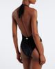 Balmain Balmain Embellished velvet swimsuit - 5