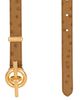 Balmain Balmain Embossed Calfskin T-Bar Belt - 3