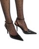 Balmain Balmain Embossed Leather Strappy Courts - 2