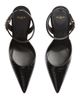 Balmain Balmain Embossed Leather Strappy Courts - 5