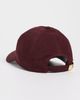 Balmain Balmain Embroidered Logo Cotton Cap Miz Lie De Vin One - 4