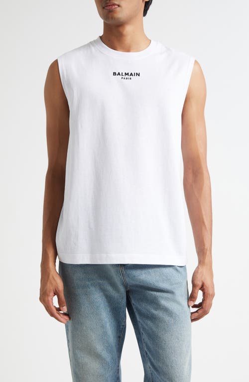 Balmain Balmain Embroidered Logo Tank
