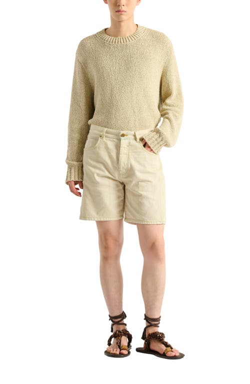 Balmain Balmain Faded denim Bermuda shorts