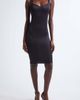 Balmain Balmain Fitted Compact Jersey Dress - 1