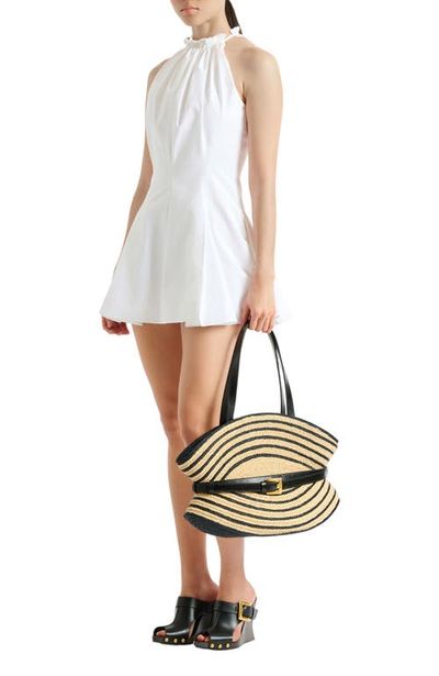 Balmain Balmain Flared cotton poplin dress