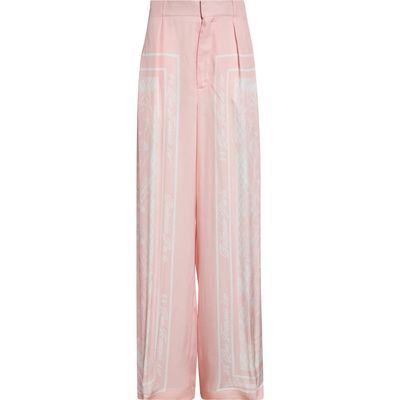Balmain Balmain Foulard Print Twill Pants