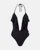 Balmain Balmain Frilled swimsuit - 1
