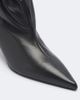 Balmain Balmain Gathered leather ankle boots - 6