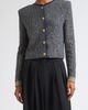 Balmain Balmain Glitter Fringe Tweed Cardigan - 1