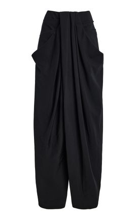 Balmain Balmain Grain de Poudre Wool Loose Pants