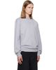 BALMAIN BALMAIN Gray Embroidered 'Balmain Paris' Sweatshirt - 2
