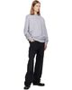 BALMAIN BALMAIN Gray Embroidered 'Balmain Paris' Sweatshirt - 4