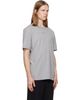BALMAIN BALMAIN Gray Embroidered 'Balmain Paris' T-shirt - 2