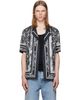 BALMAIN BALMAIN Gray Printed Foulard Pyjama Shirt - 1