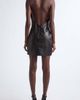 Balmain Balmain Halterneck Leather Minidress - 2