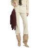 Balmain Balmain High-Waisted Faded Denim Jeans in Beige - 1