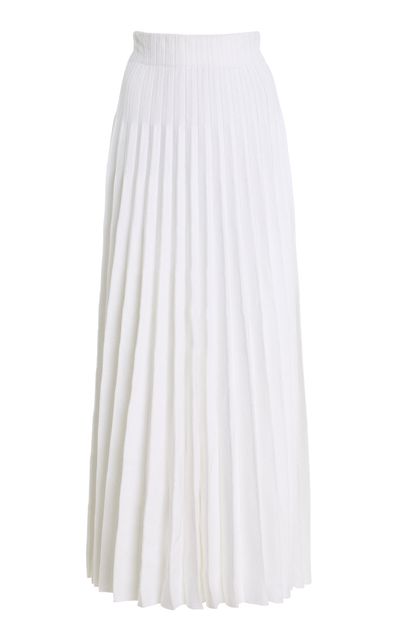Balmain Balmain HighRise Glittered CompactKnit Skirt