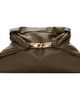 BALMAIN BALMAIN Khaki 'Dinner At 8' Medium Smooth Leather Clutch - 1