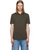 BALMAIN BALMAIN Khaki Small Vintage Embroidery Slim Fit Polo - 1