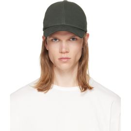 BALMAIN BALMAIN Khaki Washed Cotton Cap