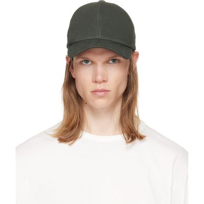BALMAIN BALMAIN Khaki Washed Cotton Cap