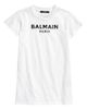 Balmain Balmain Kids' Sequin Logo Cotton T-Shirt Dress - 1