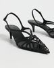 Balmain Balmain Kitten Cage Sandals Noir - 5