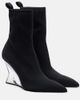 Balmain Balmain Knitted wedge ankle boots - 1